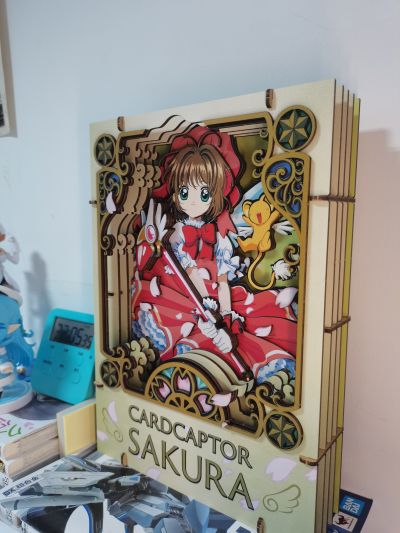 PT-WP08 魔卡少女樱 魔卡少女樱生日 纸剧场 高级-木质风格-