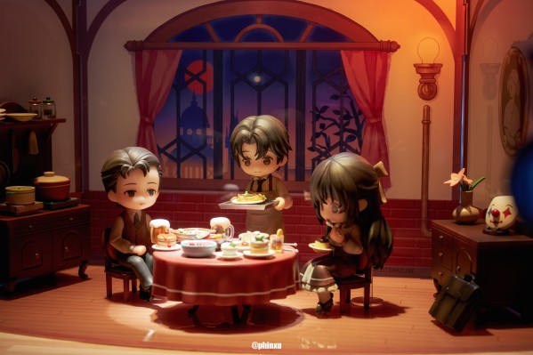 诡秘之主 莫雷蒂家的晚餐 Q版场景手办