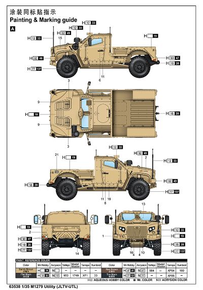 编号:63538 1/35 装甲车辆系列 M1279防雷车（JLTV-UTL）