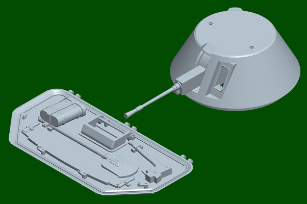 编号:09618 1/35 装甲车辆系列 俄罗斯MT-LB装甲运输车搭载Zu-23-2高炮