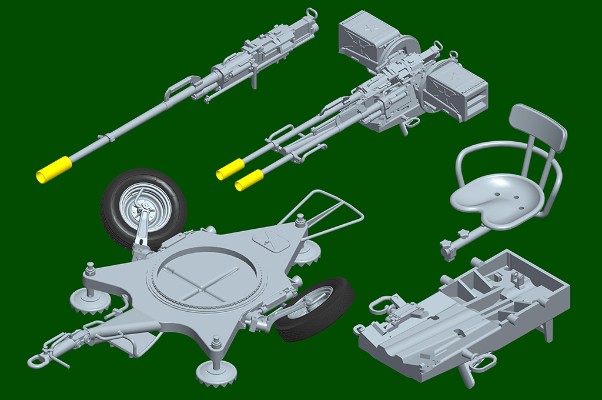 编号:09618 1/35 装甲车辆系列 俄罗斯MT-LB装甲运输车搭载Zu-23-2高炮