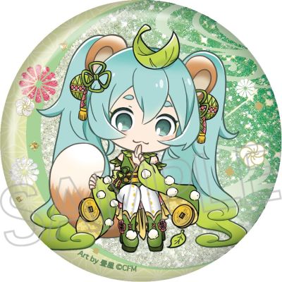 初音未来系列 百鬼夜行 闪光锡徽章