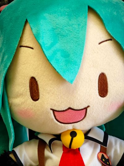 超大毛绒玩偶  初音未来歌姬计划街机版 未来之音 初音未来 猫咪款