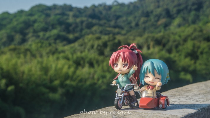 粘土人 #422 美树沙耶香 制服.＆佐倉杏子 私服