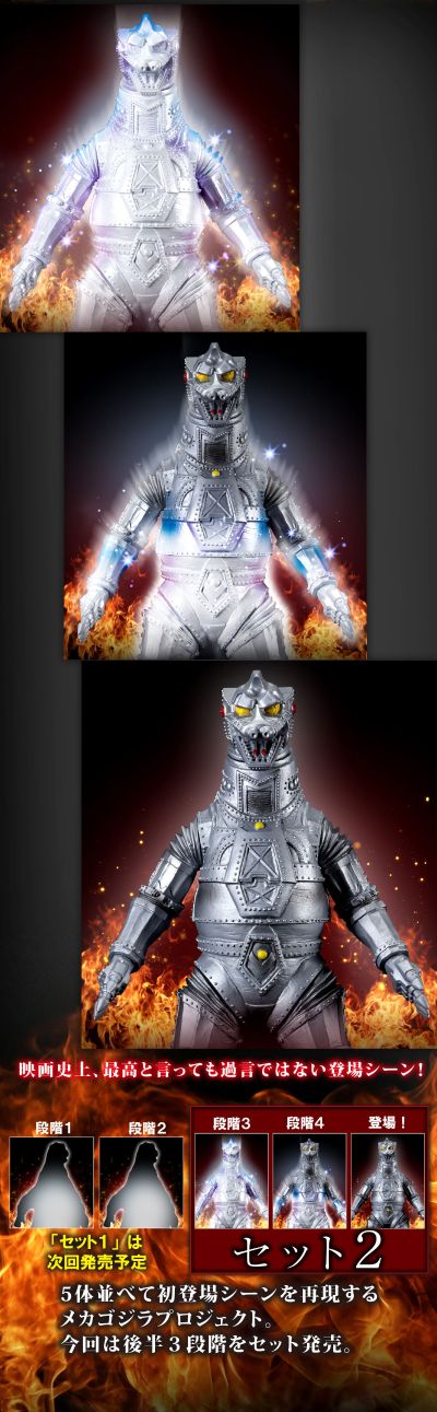 怪兽番外地 机械哥斯拉系列 哥斯拉大战机械哥斯拉 首次登场套装2