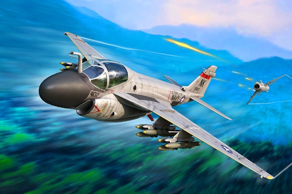 编号：01640 1/72 军用飞机系列 美国A-6A"入侵者"攻击机