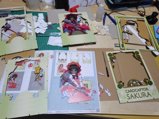 PT-WP08 魔卡少女樱 魔卡少女樱生日 纸剧场 高级-木质风格-