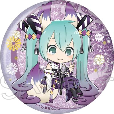初音未来系列 百鬼夜行 闪光锡徽章