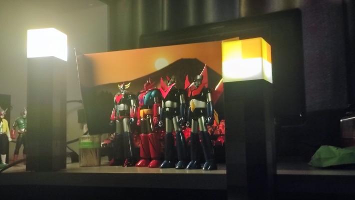 超合金魂 GX-70D 魔神Z对暗黑大将军 魔神Ｚ 动态经典 破损版