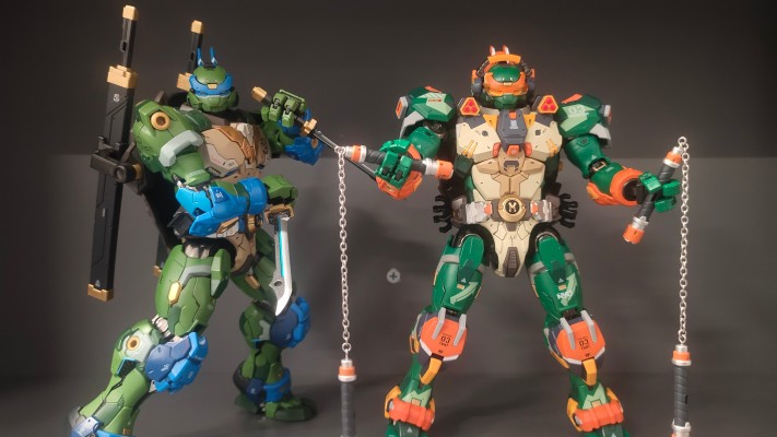 MechaHeat系列 合金机甲 机甲忍者龟 米开朗基罗