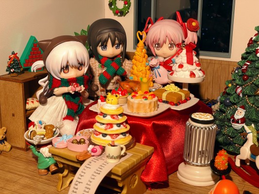 粘土人 魔法少女小圆 晓美焰 制服Ver. （汪达ーフェスティバル2012、グッドスマイルOnlineショップ限定）