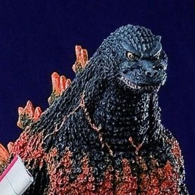 北川宏一 VS 红莲哥斯拉 特摄立体模型