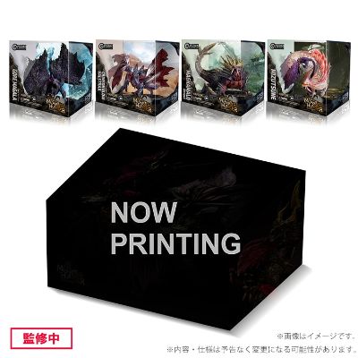 CFB CUBE 怪物猎人系列 四件套（黑蚀龙、神秘红光天彗龙、愤怒怨虎龙、泡狐龙）