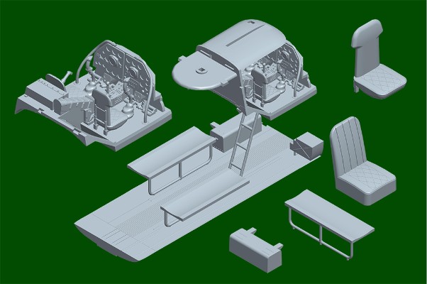 编号：05818 1/48 军用飞机系列 俄罗斯米-4AV“猎犬”直升机