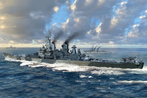 编号：06749 1/700 世界战舰系列 美国“依阿华”号战列舰BB-61
