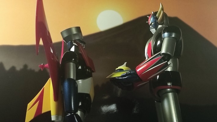 超合金魂 GX-70D 魔神Z对暗黑大将军 魔神Ｚ 动态经典 破损版