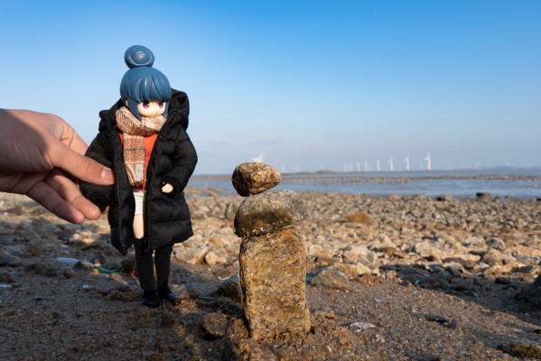 粘土人#2197 摇曳露营△ 志摩凛 校服版