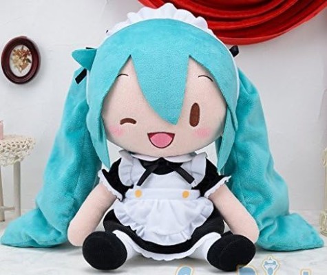 超大毛绒玩偶 初音未来 女仆款