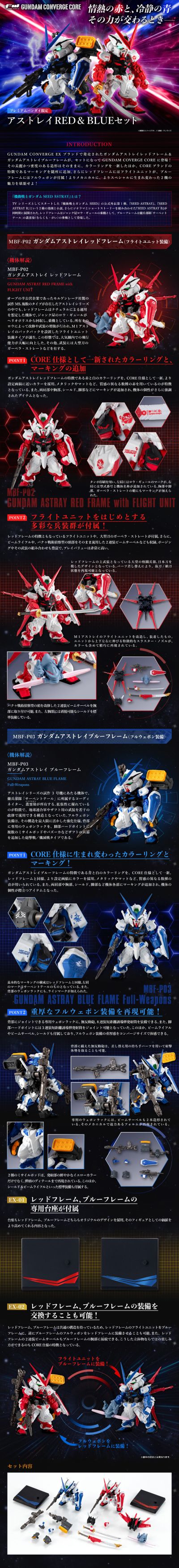 FW 高达大集结 深化版 异端高达红色机+异端高达蓝色机