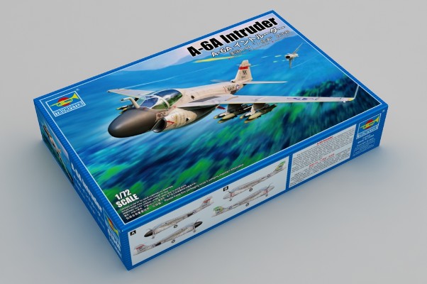 编号：01640 1/72 军用飞机系列 美国A-6A"入侵者"攻击机