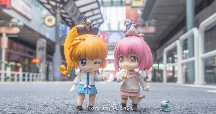 粘土人#1028 月影特工 源桃&Kamari&Monomi