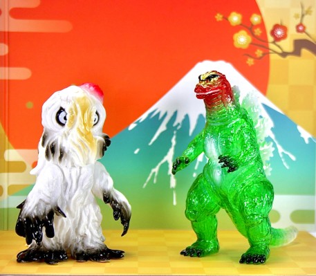 中等尺寸系列 哥斯拉（1995）狮子舞 透明版