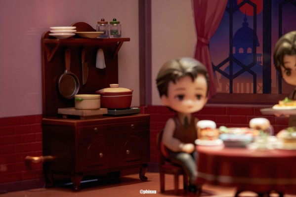 诡秘之主 莫雷蒂家的晚餐 Q版场景手办