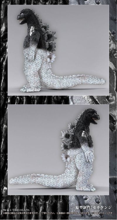 怪兽番外地机械哥斯拉项目 哥斯拉大战机械哥斯拉（1974）初登场套装1 假哥斯拉版