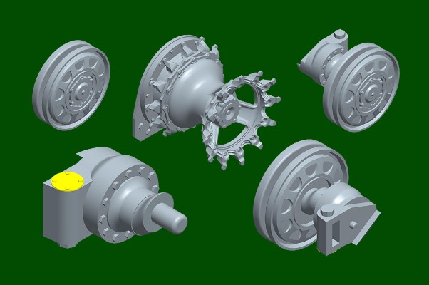 编号:09607 1/35 装甲车辆系列 俄罗斯490A工程