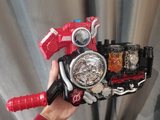 假面骑士创骑系列 SUPER BEST 变身腰带系列 双兔双坦能量瓶（暂译）+危险扳机