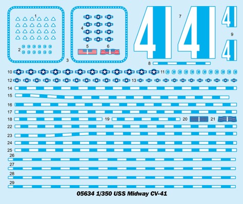 编号：05634 1/350 世界战舰系列 美国海军 