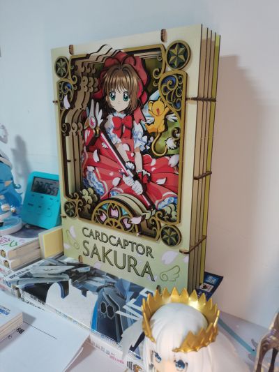 PT-WP08 魔卡少女樱 魔卡少女樱生日 纸剧场 高级-木质风格-