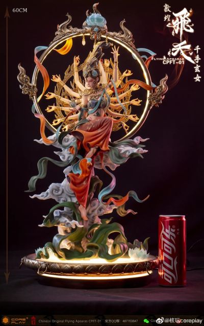 敦煌飞天系列 敦煌飞天 千手玄女 彩绘版