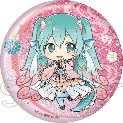 初音未来系列 百鬼夜行 闪光锡徽章