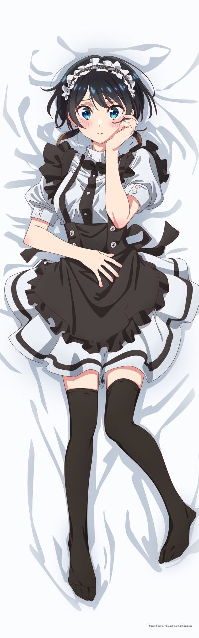 租借女友 第三季 原创插画 抱枕枕套 和服×女仆装