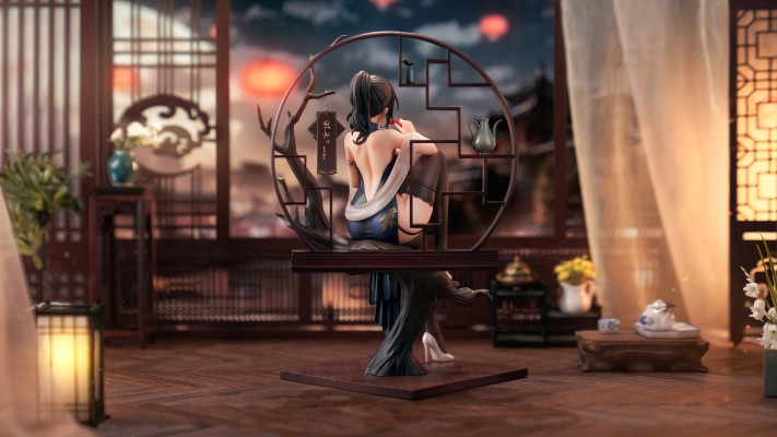 虾米大模王 夏芈「幸」相逢 旗袍 玄墨