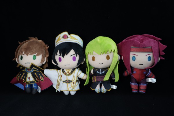 CODE GEASS 反叛的鲁路修 玩偶 鲁路修·兰佩路基/枢木朱雀/C.C./卡莲·休妲菲尔特