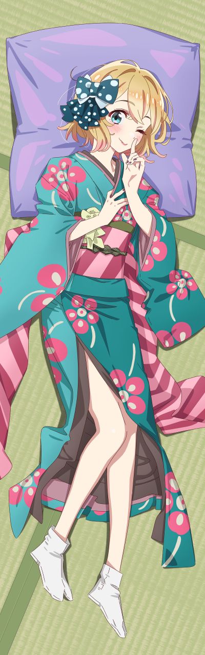 租借女友 第三季 原创插画 抱枕枕套 和服×女仆装