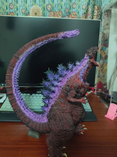 东宝30厘米系列 酒井裕司造型杰作 新·哥斯拉 哥斯拉 第四形态 觉醒款 哥斯拉商城限定版