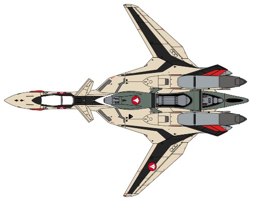 65885 超时空要塞系列 YF-19 附带高速装备＆折跃推进器