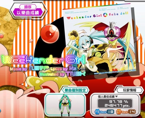 超级景品 初音未来 Project DIVA Arcade Future Tone 初音未来 パンジー 