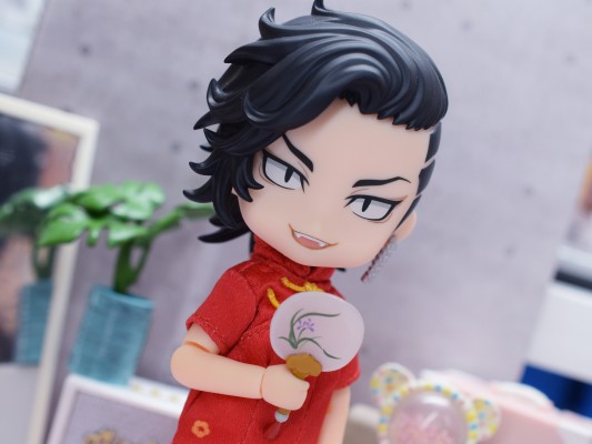 粘土娃 服装套装 旗袍（红色/蓝色）