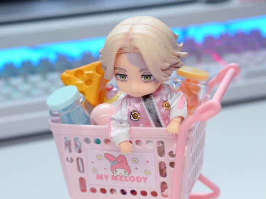 粘土娃 服装套组 棒球衫 粉色