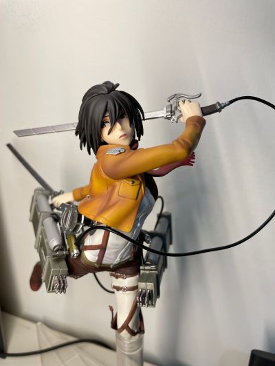 Hdge technical statue No.5 进击的巨人 三笠 训练兵团