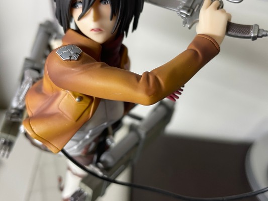 Hdge technical statue No.5 进击的巨人 三笠 训练兵团