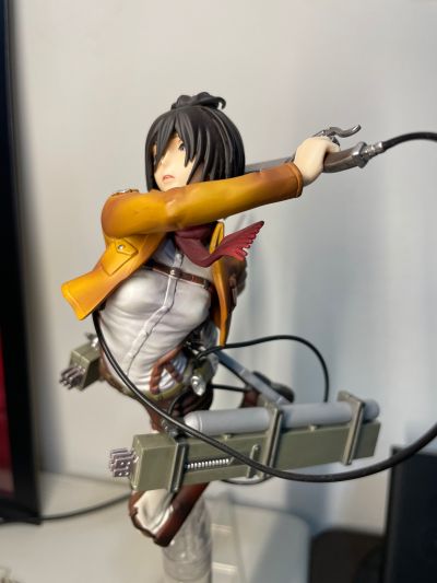 Hdge technical statue No.5 进击的巨人 三笠 训练兵团