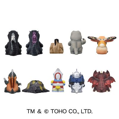 哥斯拉 软胶指套玩偶2