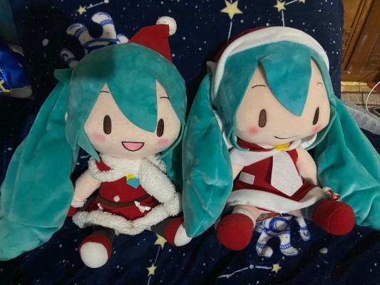 超大毛绒玩偶 毛绒 初音未来歌姬计划 F 2nd 初音未来 圣诞款