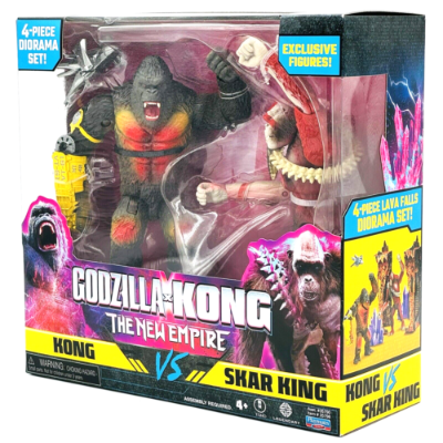 哥斯拉大战金刚2 金刚大战刀疤王 套装