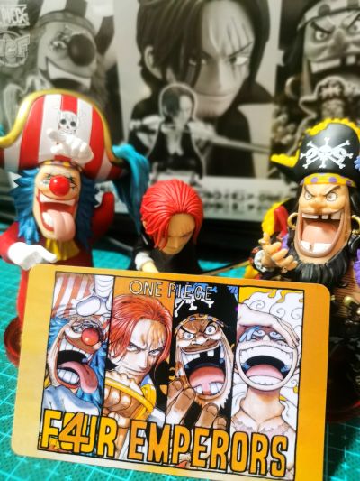 航海王  杰克斯＆马歇尔·D·提奇＆巴奇-Weekly Shonen Jump World Collectable Figure -